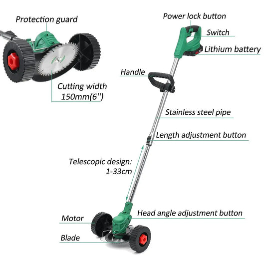 Adjustable Electric Grass Trimmer