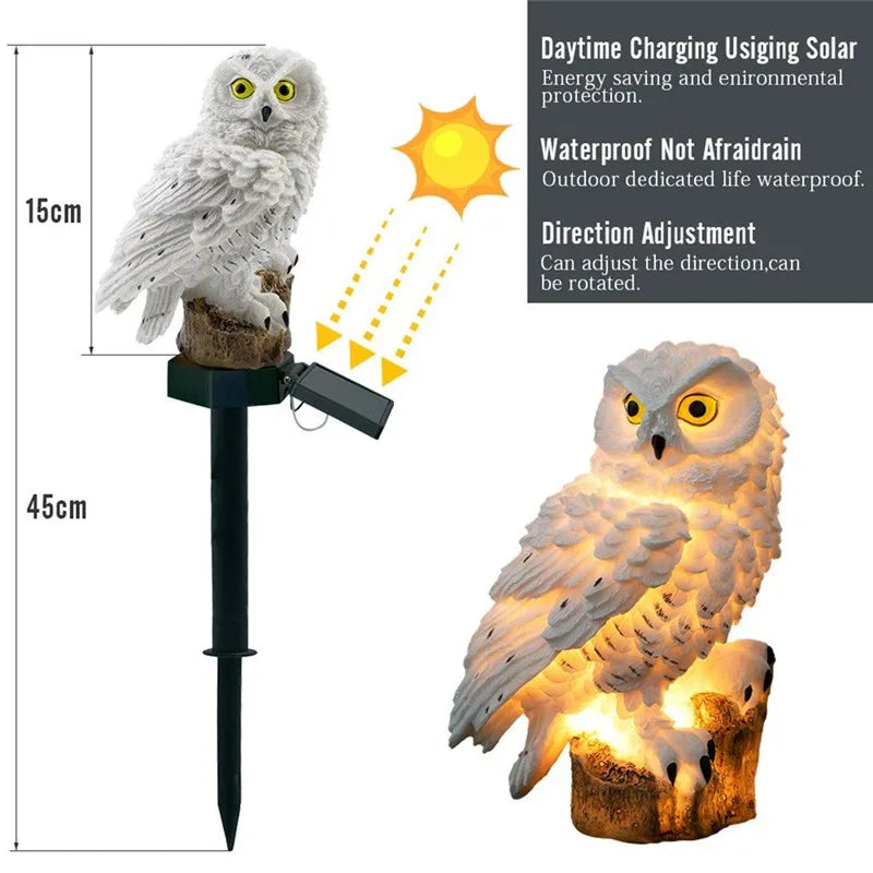 Garden Owl Solar Lamp