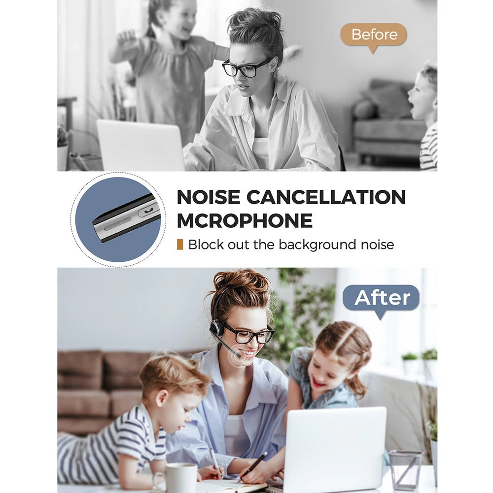 M5 Bluetooth Headset for Call Center