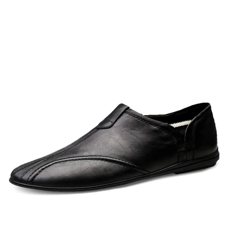 Men Fashion Genuine Leather Casual Loafers