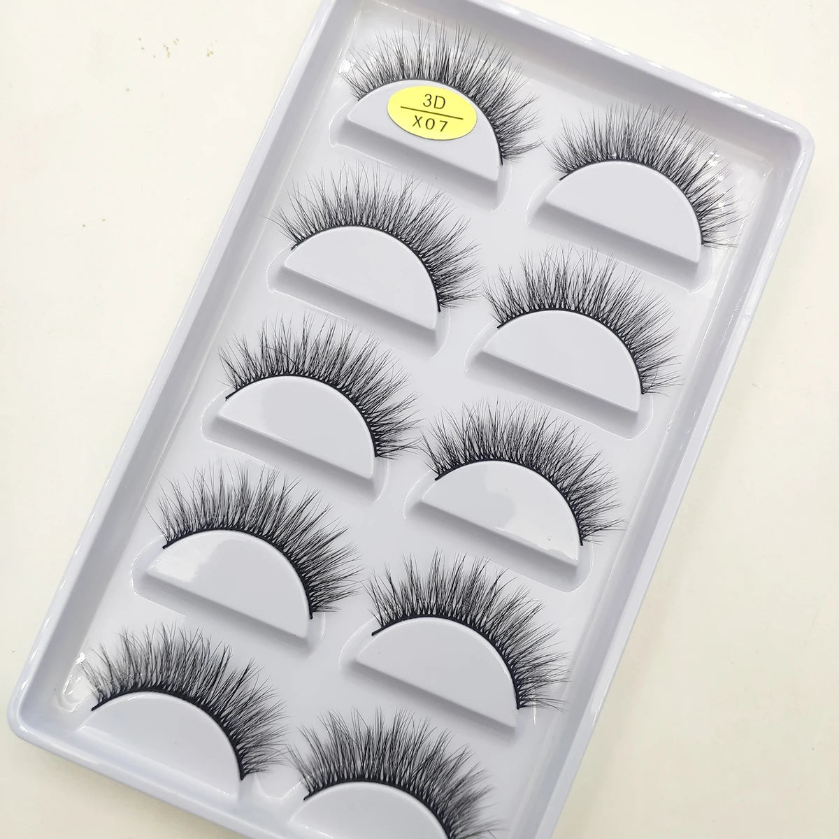 5 Pairs Natural 3D Mink False Eyelashes