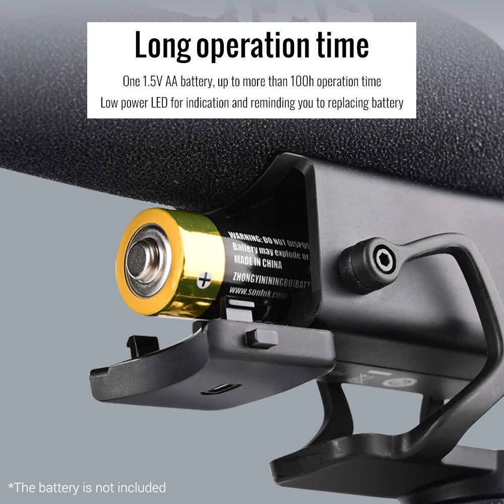 Condenser Shotgun Interview Microphone