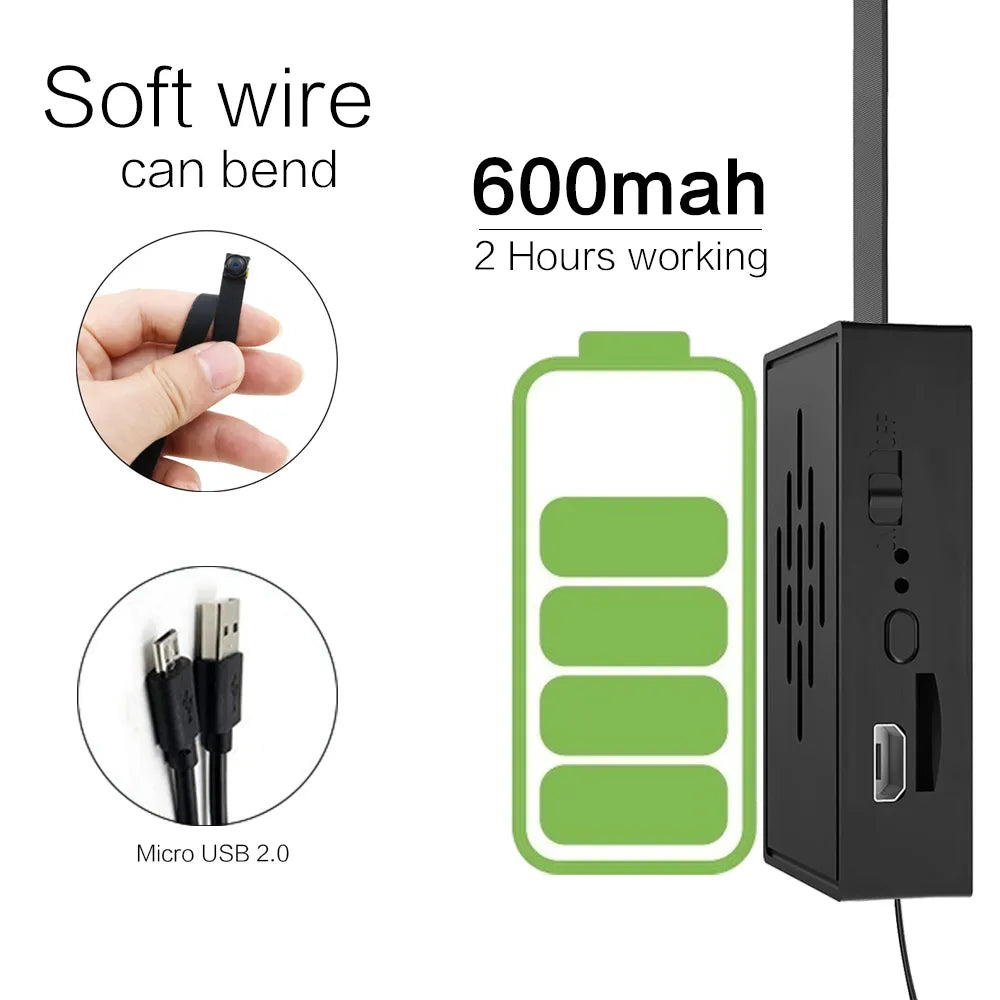 Mini 1080P DIY Portable WiFi IP Body Camera