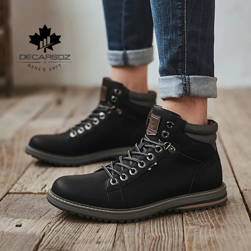 Men Autumn Winter Fashion Causal Boots