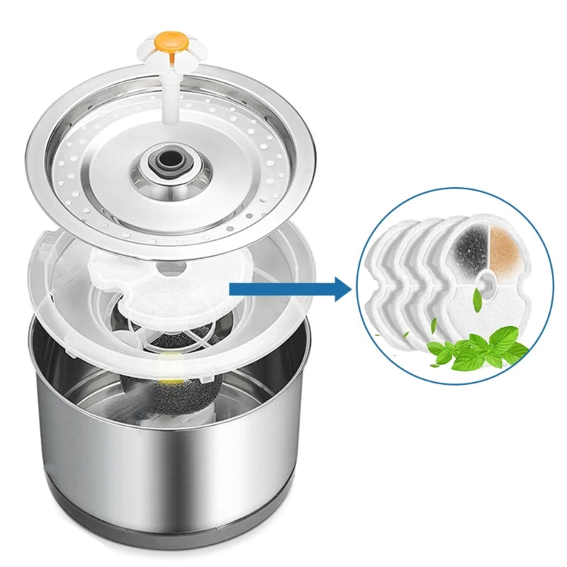 4 Pcs Water Drinking Fountain Filter