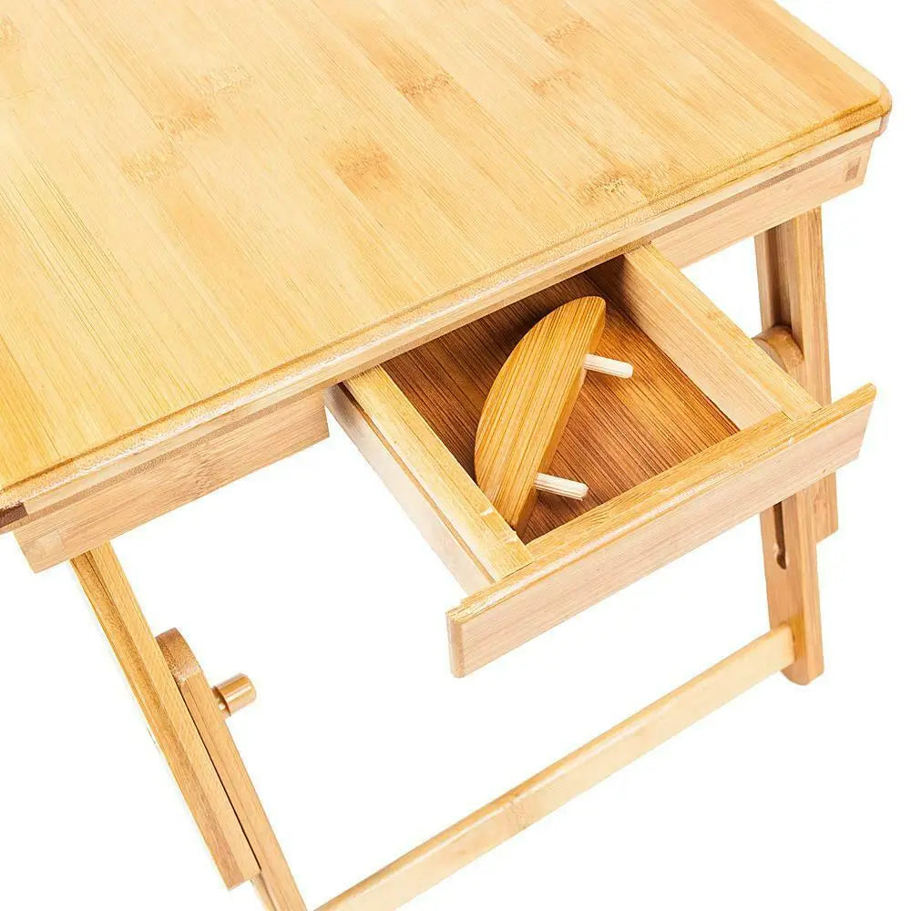 Adjustable Bamboo Laptop Desk