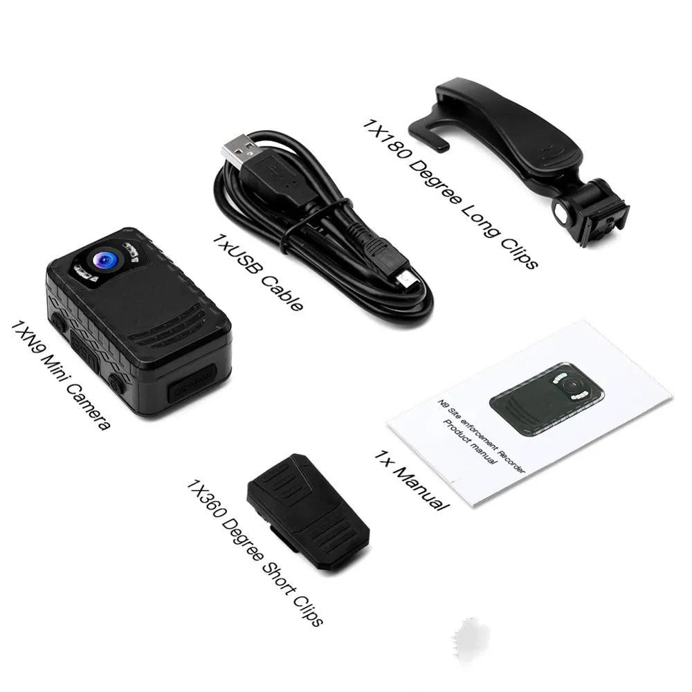 N9 1296P Body Wearable Camera