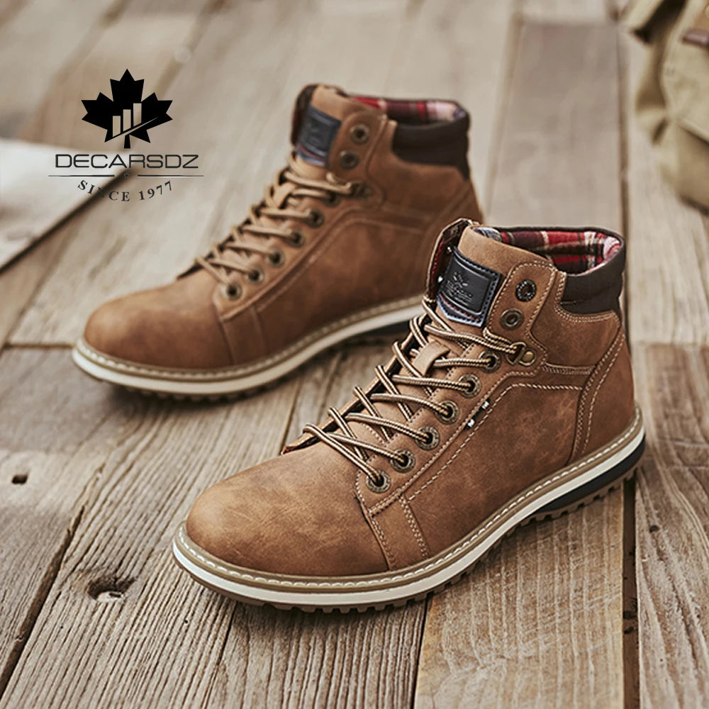 Men Autumn Winter Fashion Causal Boots