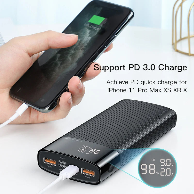 20000 mAh USB External Battery Charger PoverBank