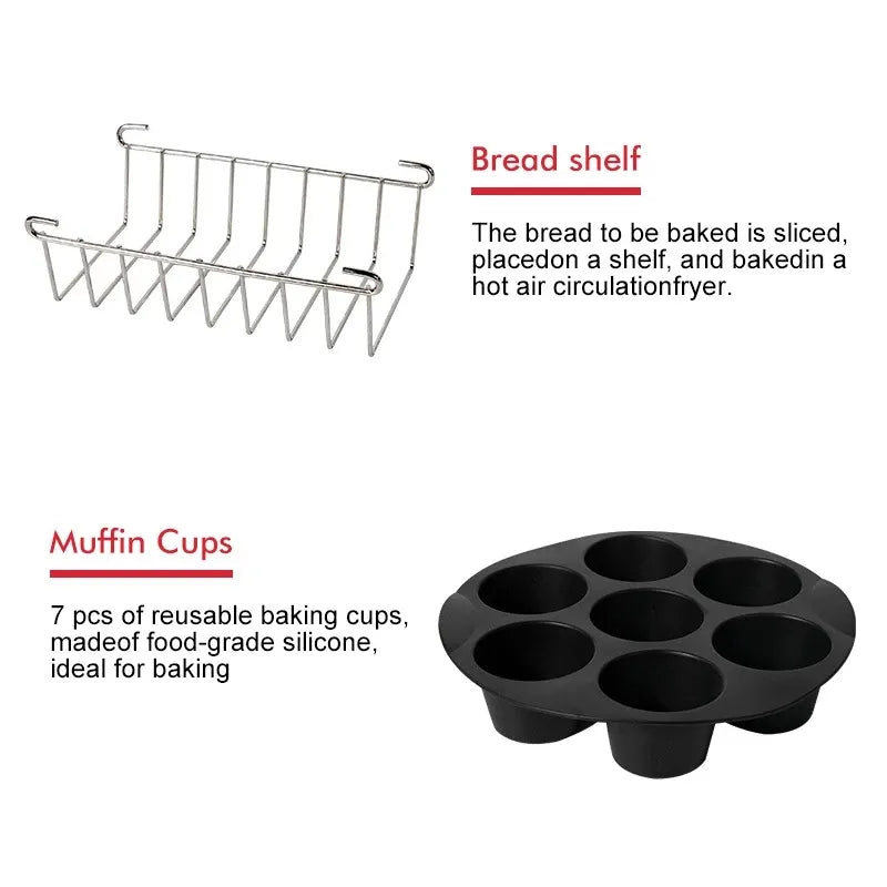 8pcs/ Air Fryer set