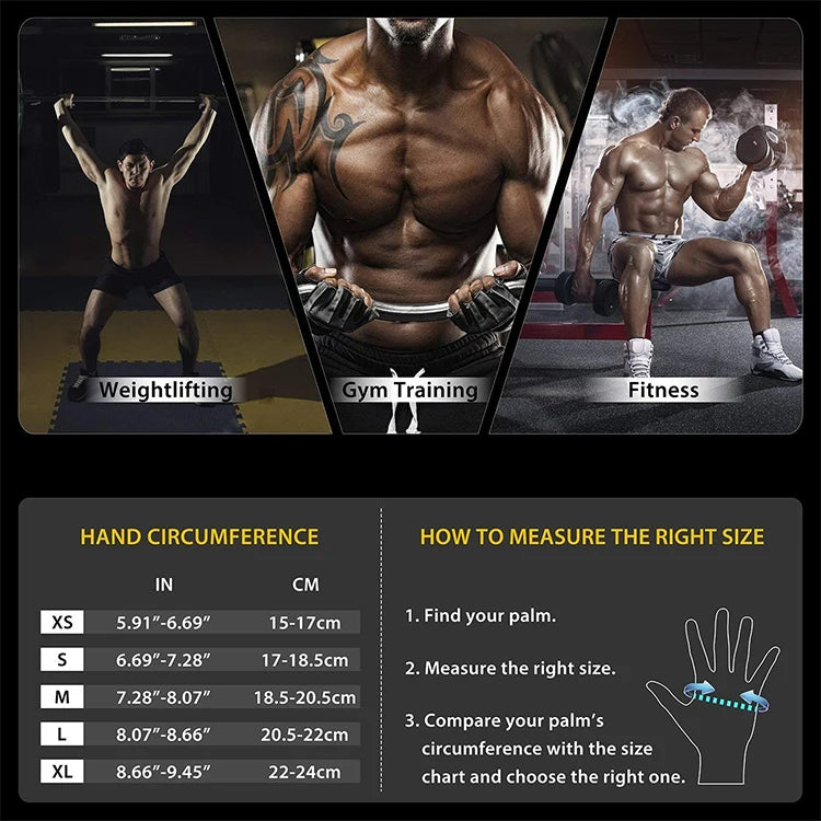 1 Pair Weight Lifting Training Gloves