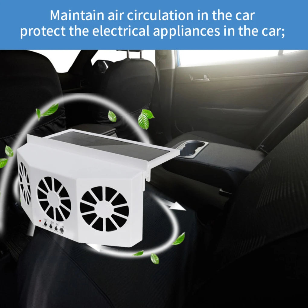 3-Hole Solar Car Exhaust Fan