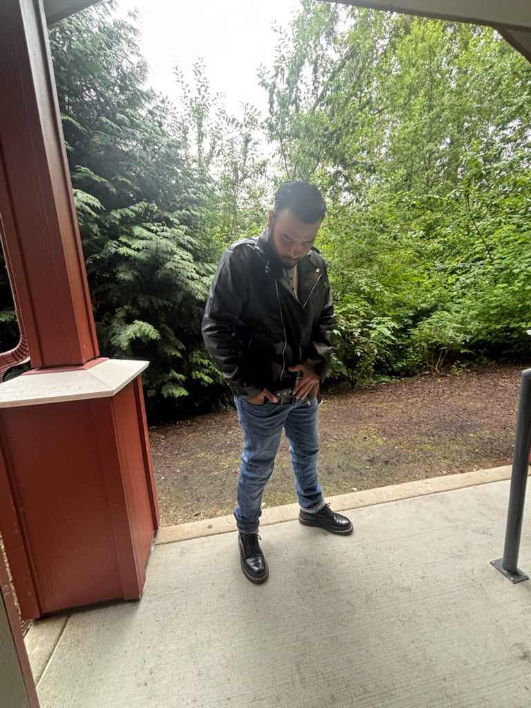 Men Pu Leather Stylish Jacket
