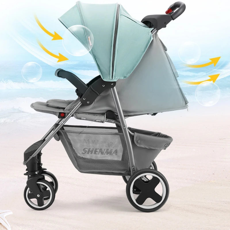 Portable Folding Four Wheels Stroller
