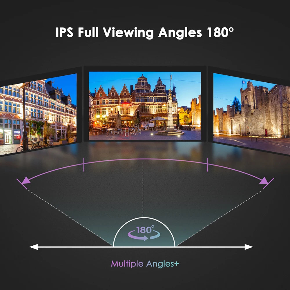 Pi 4B/3B+/3B/3A+/2B/B+ Touchscreen Monitor