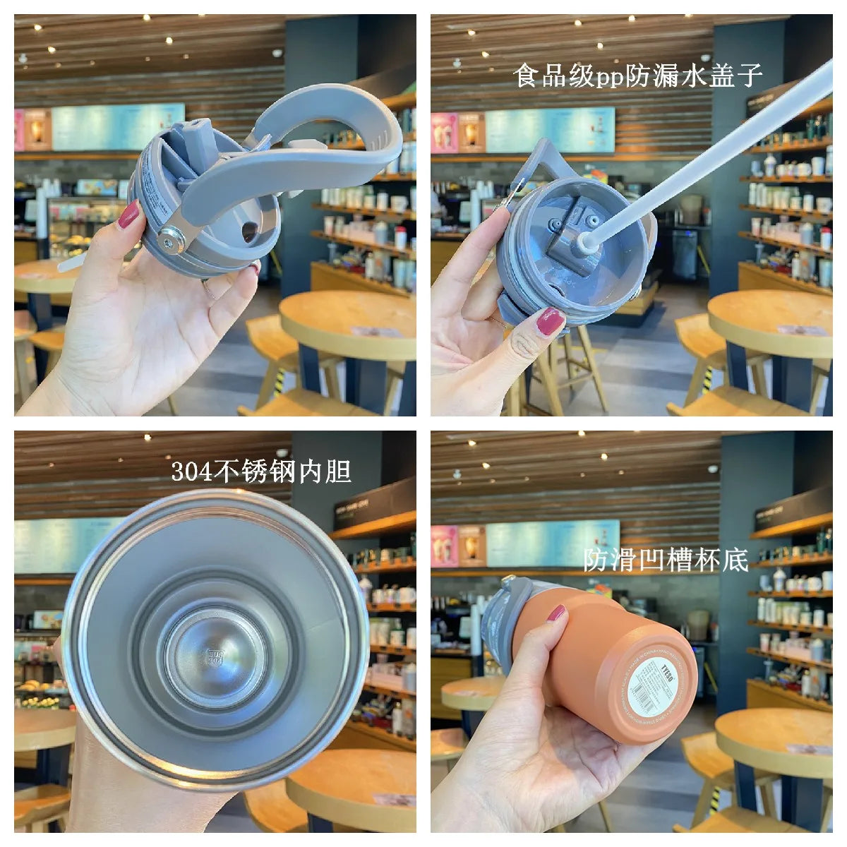600ml 750ml 900ml Coffee Thermal Cup