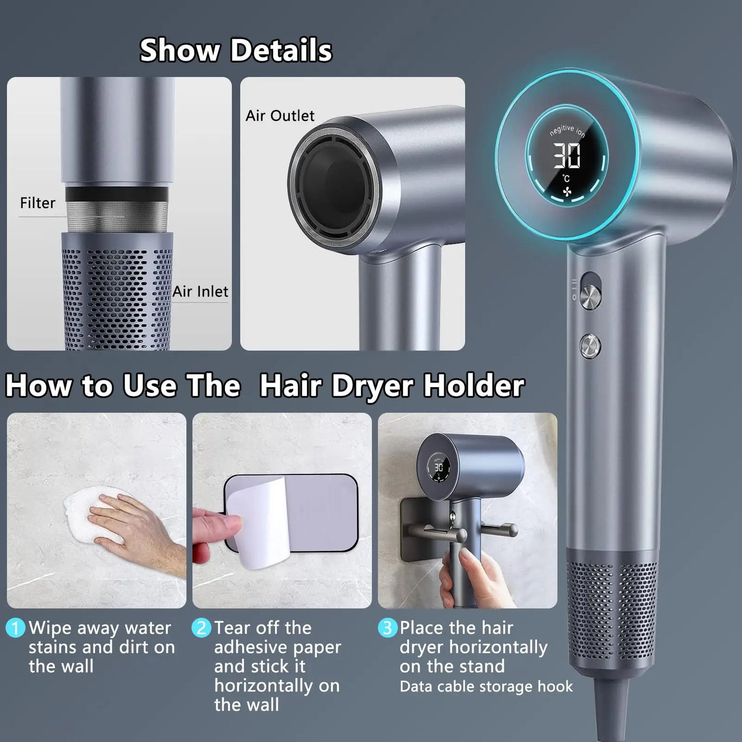 High-Speed Ionic Hair Dryer