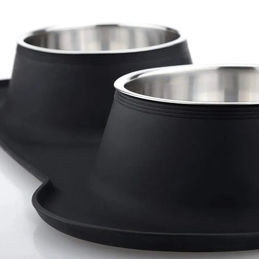 Antislip Dog Bowl With Silicone Mat