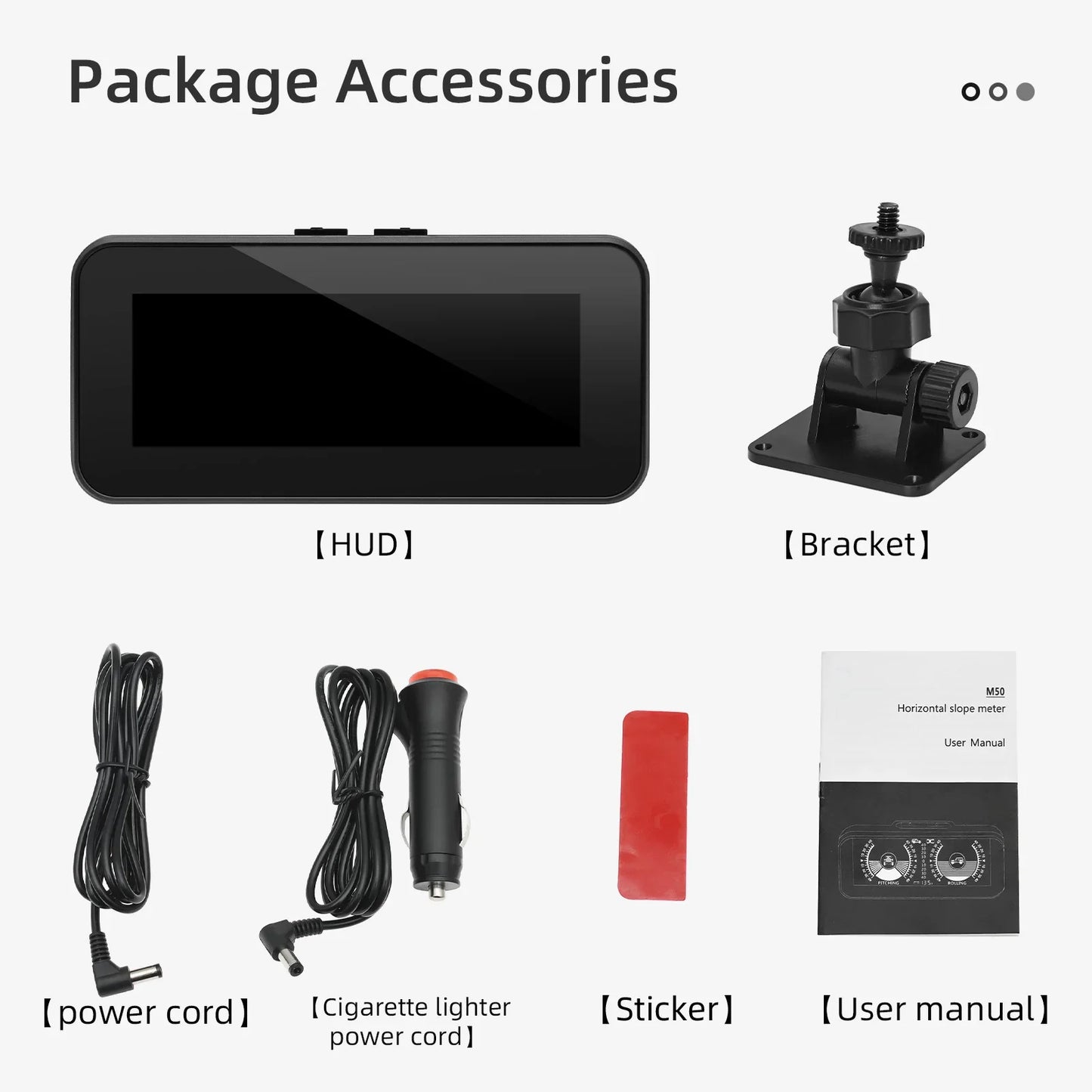 Car Compass Inclinometer GPS Speedomete