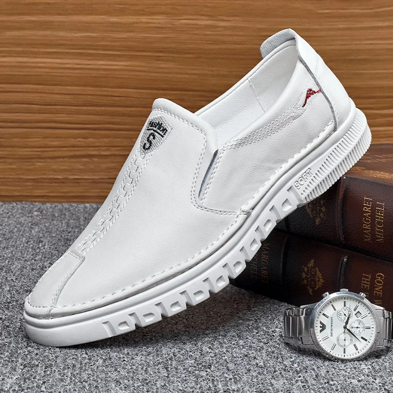 Genuine Leather Men Casual Shoes
