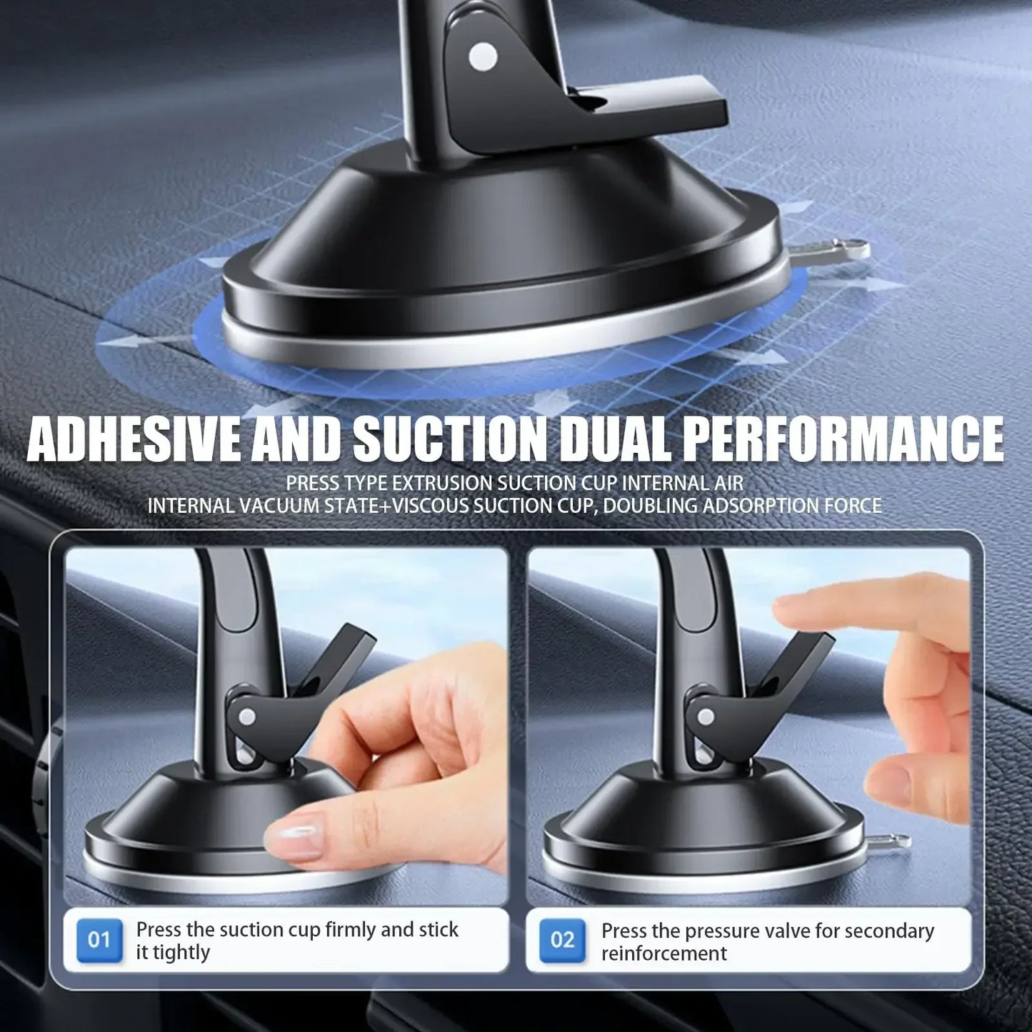 360° Rotatable Suction Cup Car Fan