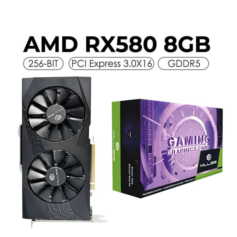 AMD Radeon RX 580 8GB 2048SP Graphics Card