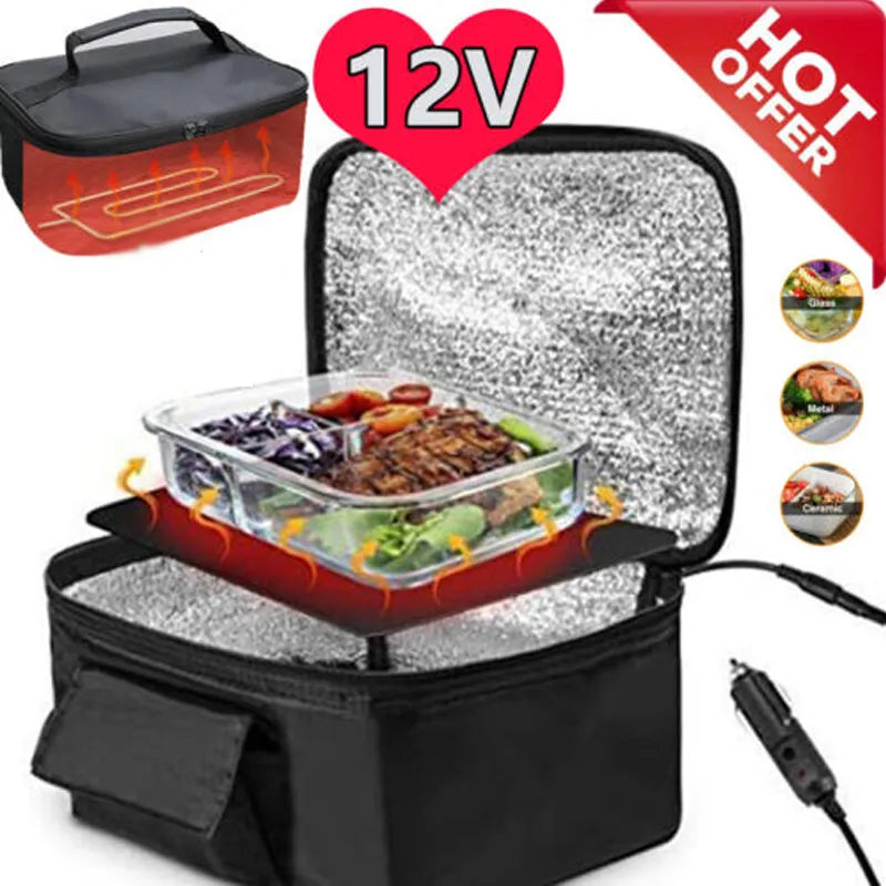 12V Heated Electric Lunch Box Food Warmer