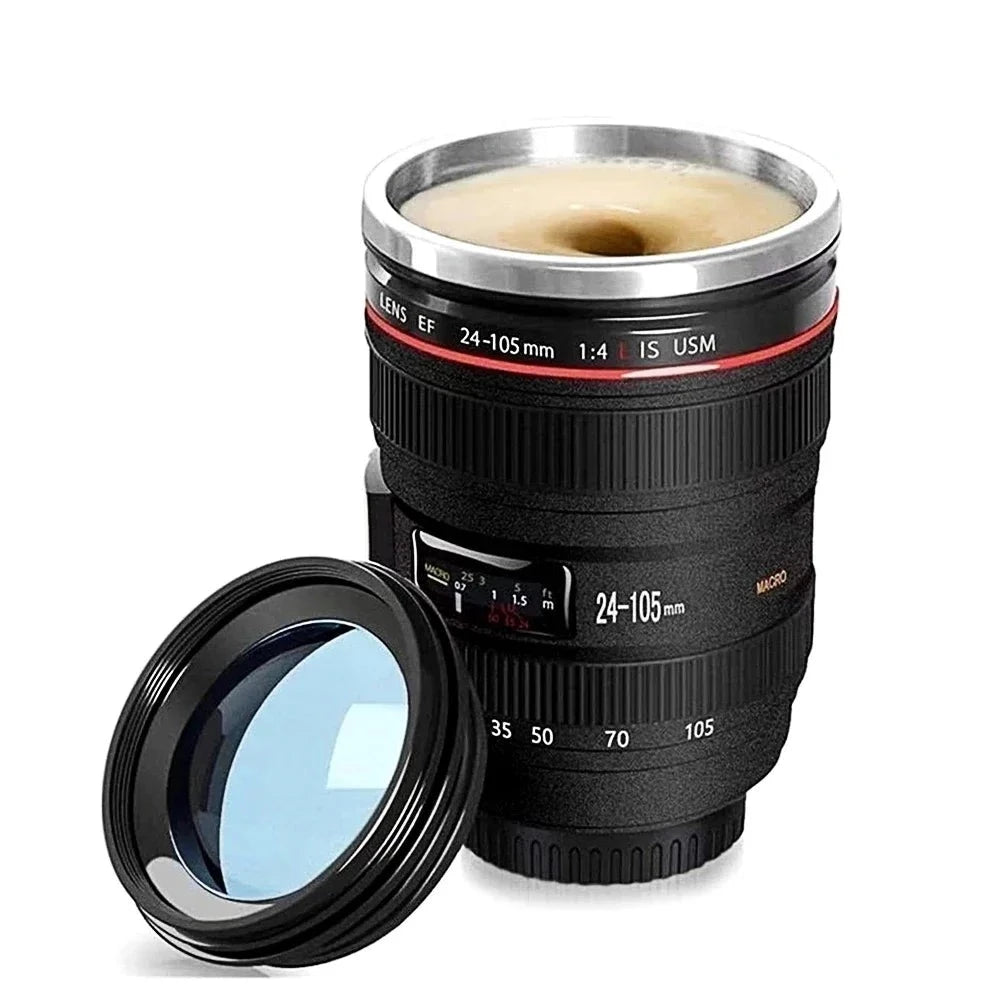 Camera Lens Cup Thermal Coffee Mug