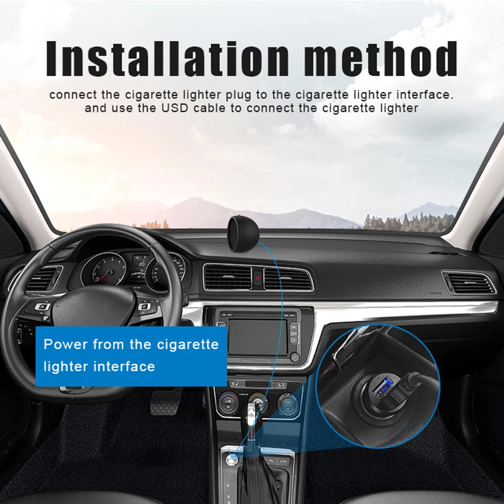 Car Head Up Display HUD Digital  Alarm Speedometer