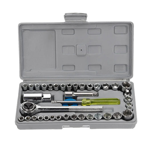 3/8" 1/4" Drive Bit Socket Wrench Set