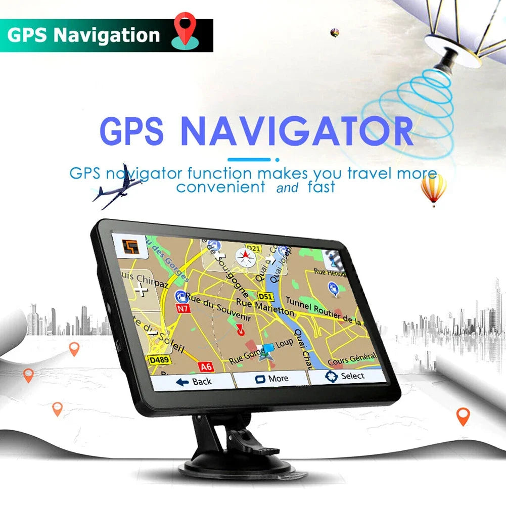 7 Inch HD Touch Screen Car GPS Navigation