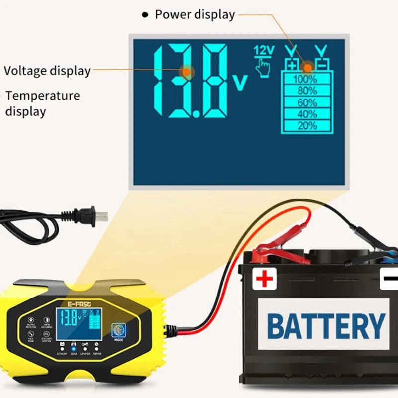 24V 3A Lithium LiFePO4 Lead Acid Battery Charger