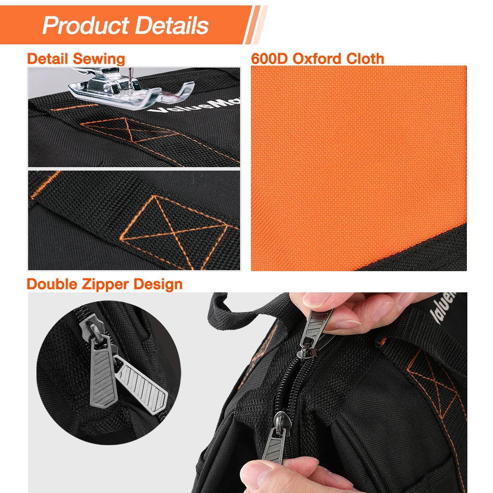 13-Inch Wide Mouth Tool Bag