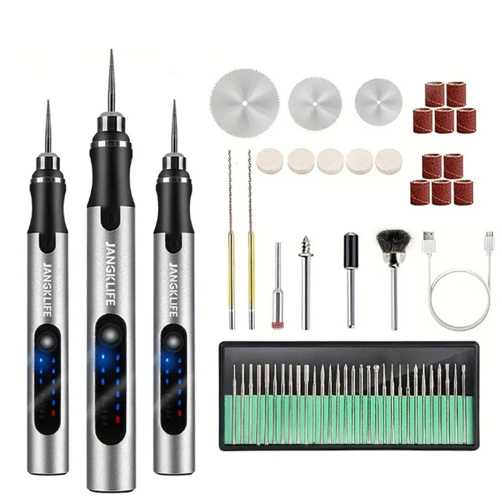USB Cordless Rotary Mini Wireless Drill Kit