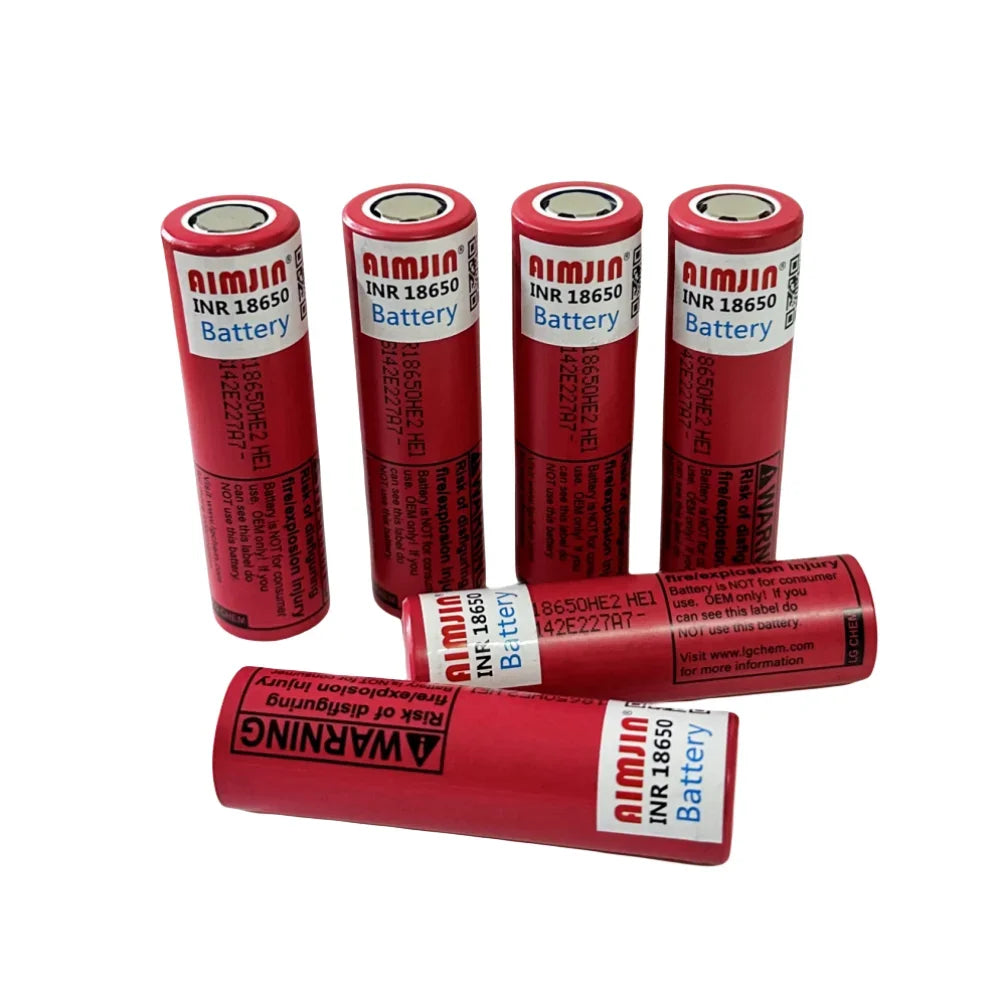 18650-HE2 3.6V 2500mAh Rechargeable Lithium-ion battery