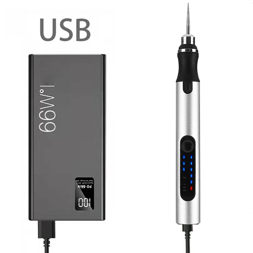 USB Cordless Rotary Mini Wireless Drill Kit