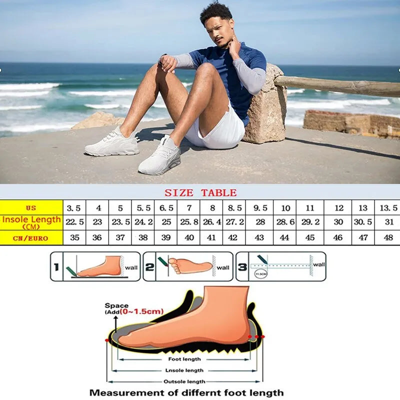 Men Vulcanized Walking Running Shoes
