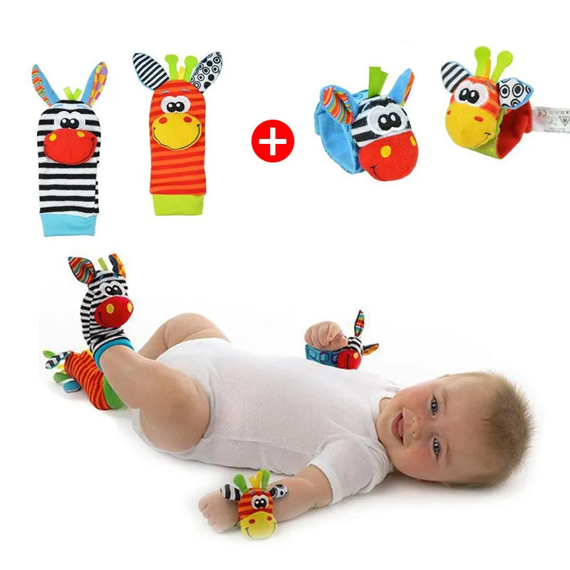 Baby Soft Plush Rattles Toys
