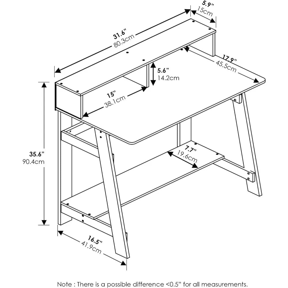 Simplistic A Frame Computer Desk