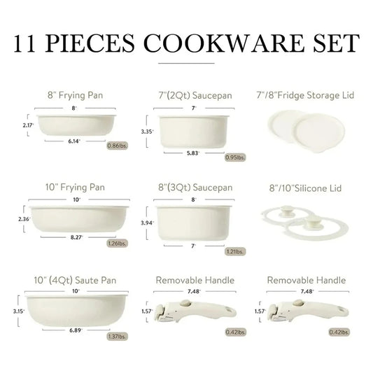 Nonstick Cookware Pots And Pans Set
