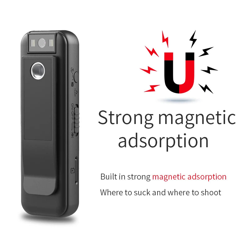 1080P Full HD Mini Night Vision Wireless Body Camera