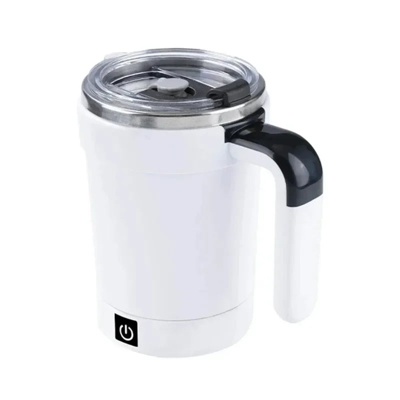 Stainless steel coffee cup automatic stirring cup