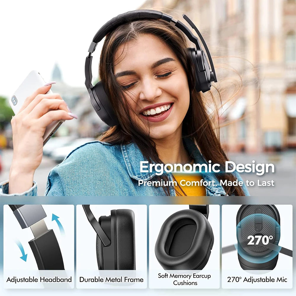 E65 2-in-1 Wireless Bluetooth Headset