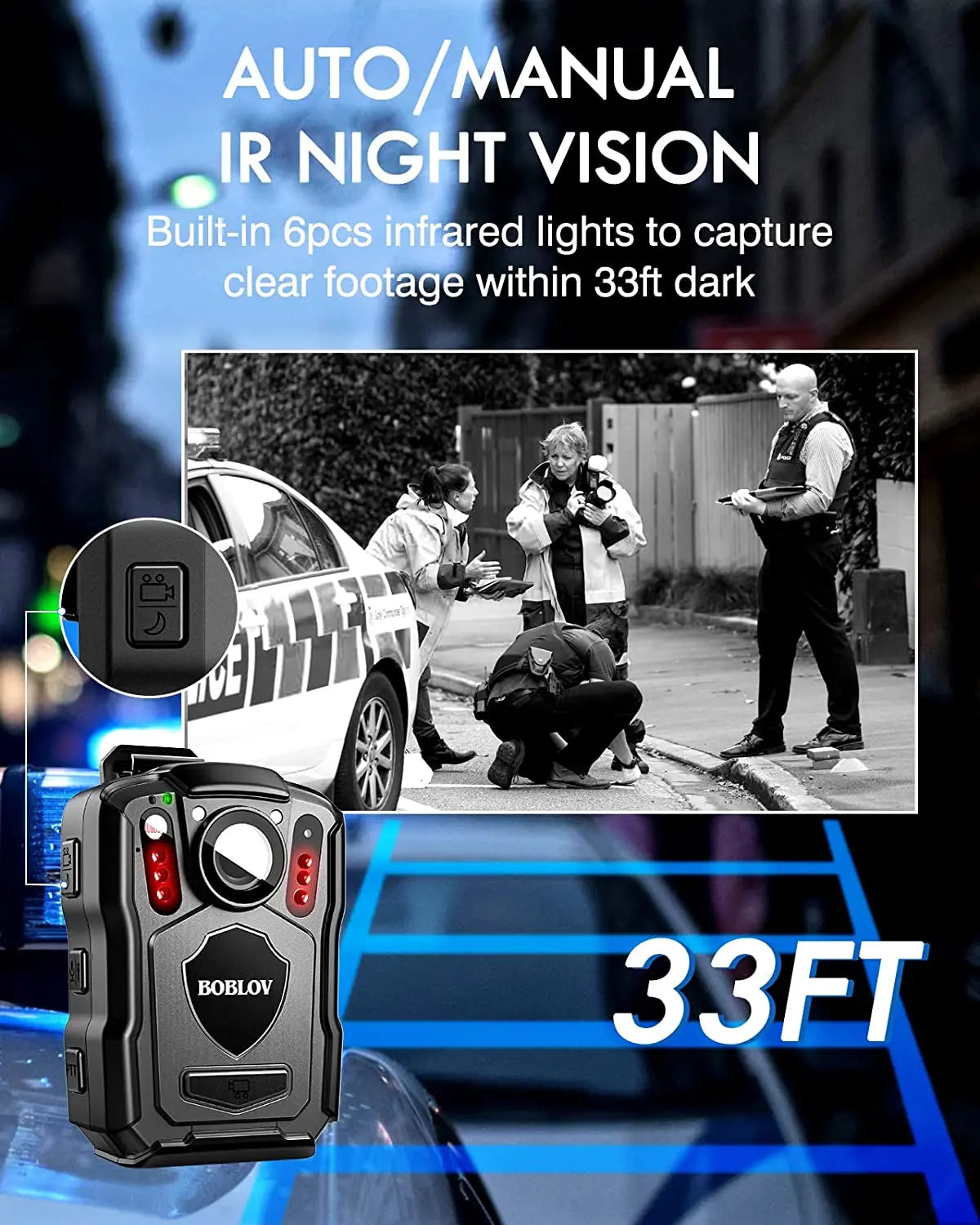 M5 1440P Body Camera