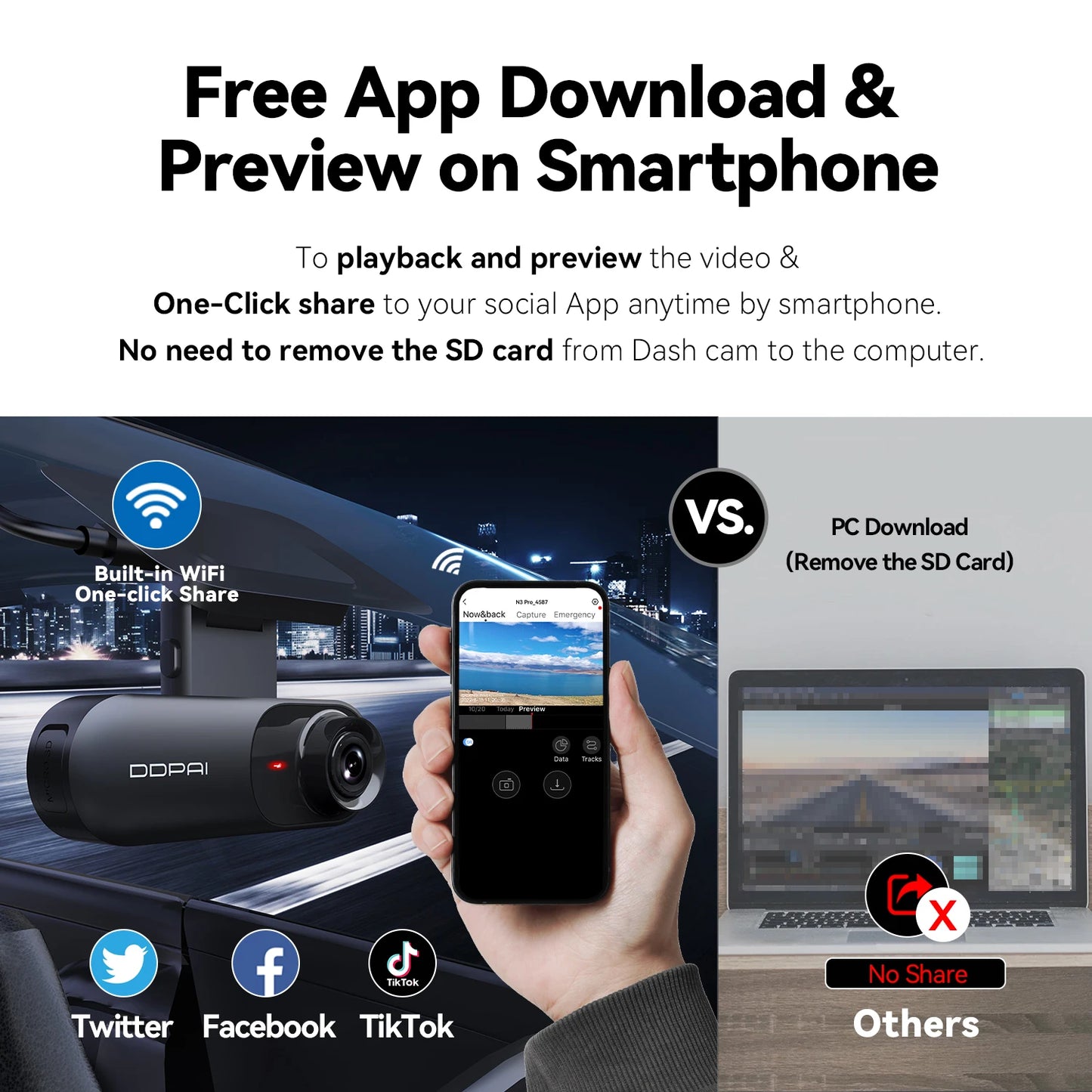N3 Pro Driving Dash Camera
