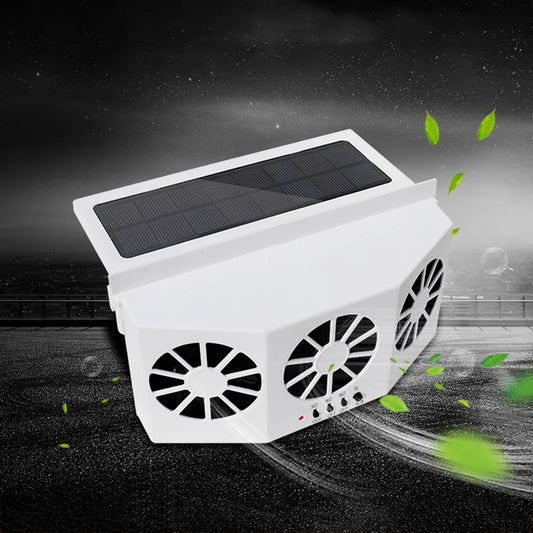 Solar Car Window Fan