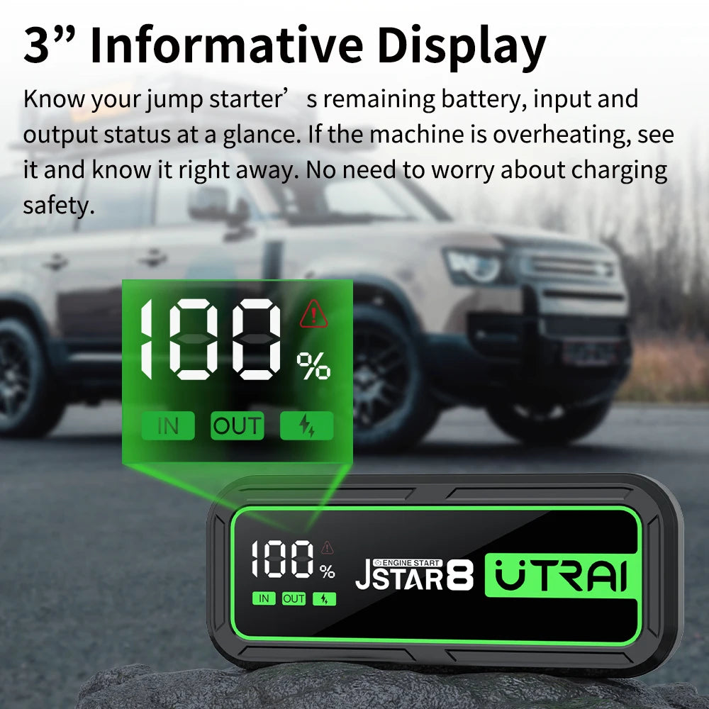 20000mAh Car Jump Starter Power Bank
