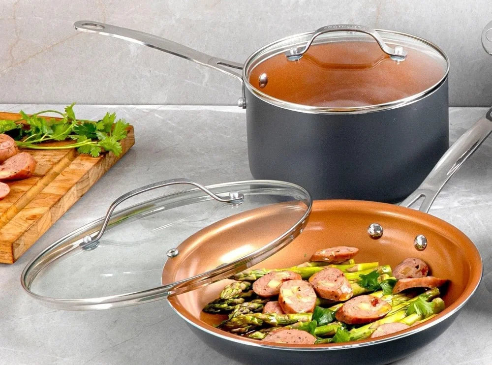 13 Pc Ceramic Pots Cookware Sets