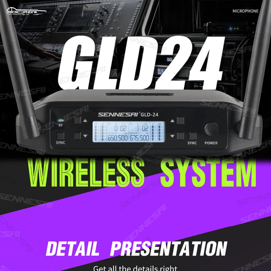 GLD-24 B58 Professional Dual Wireless Microphone