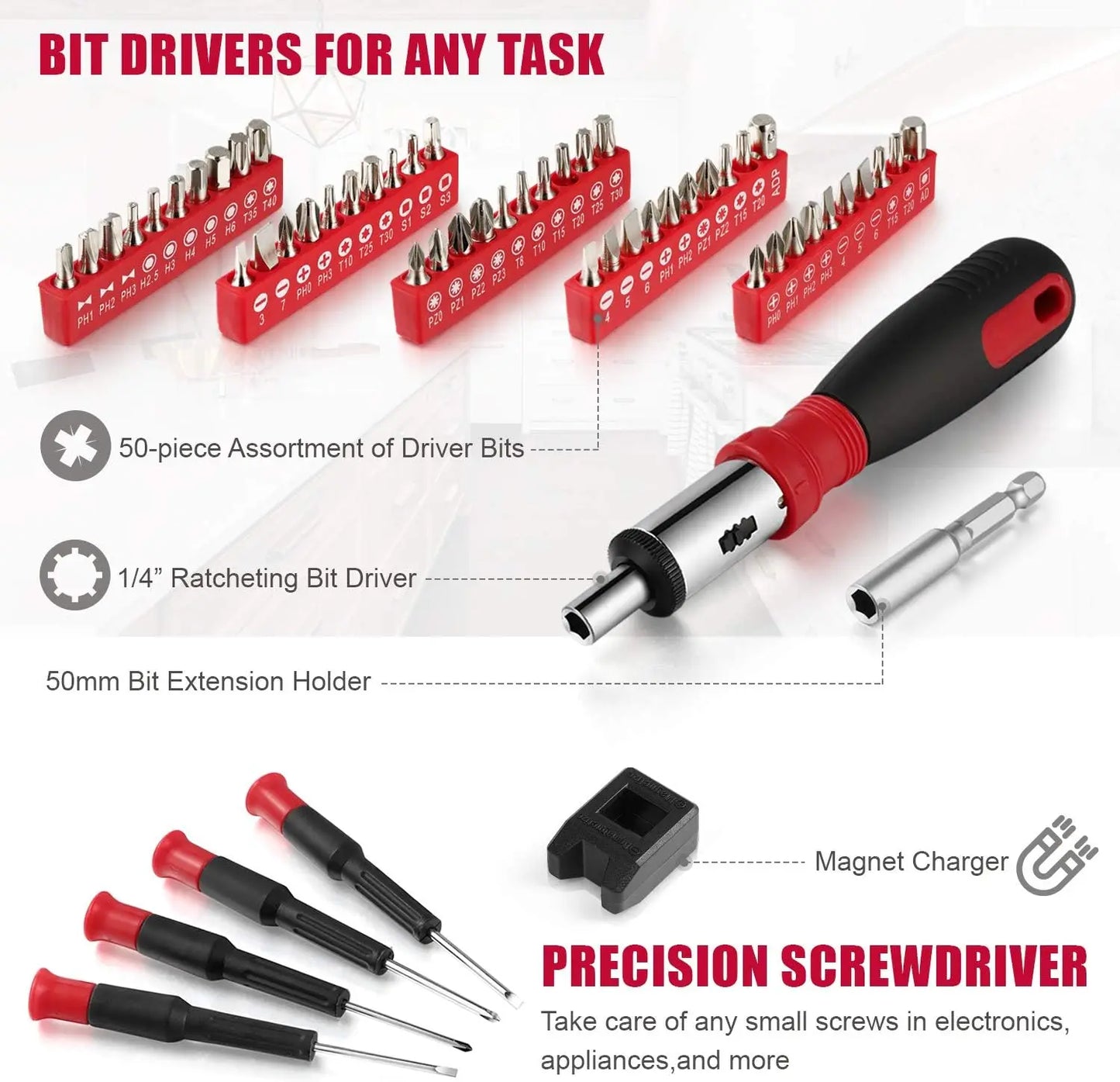 218-Piece Household Socket Tool Kit